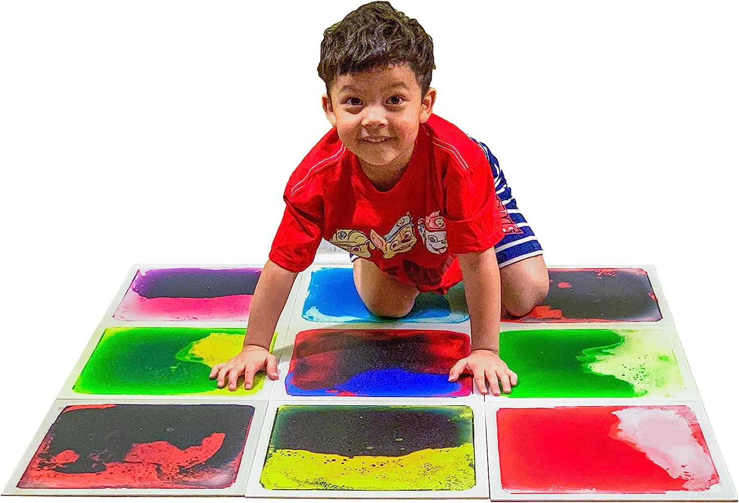 Activity play centers liquid tiles for kids