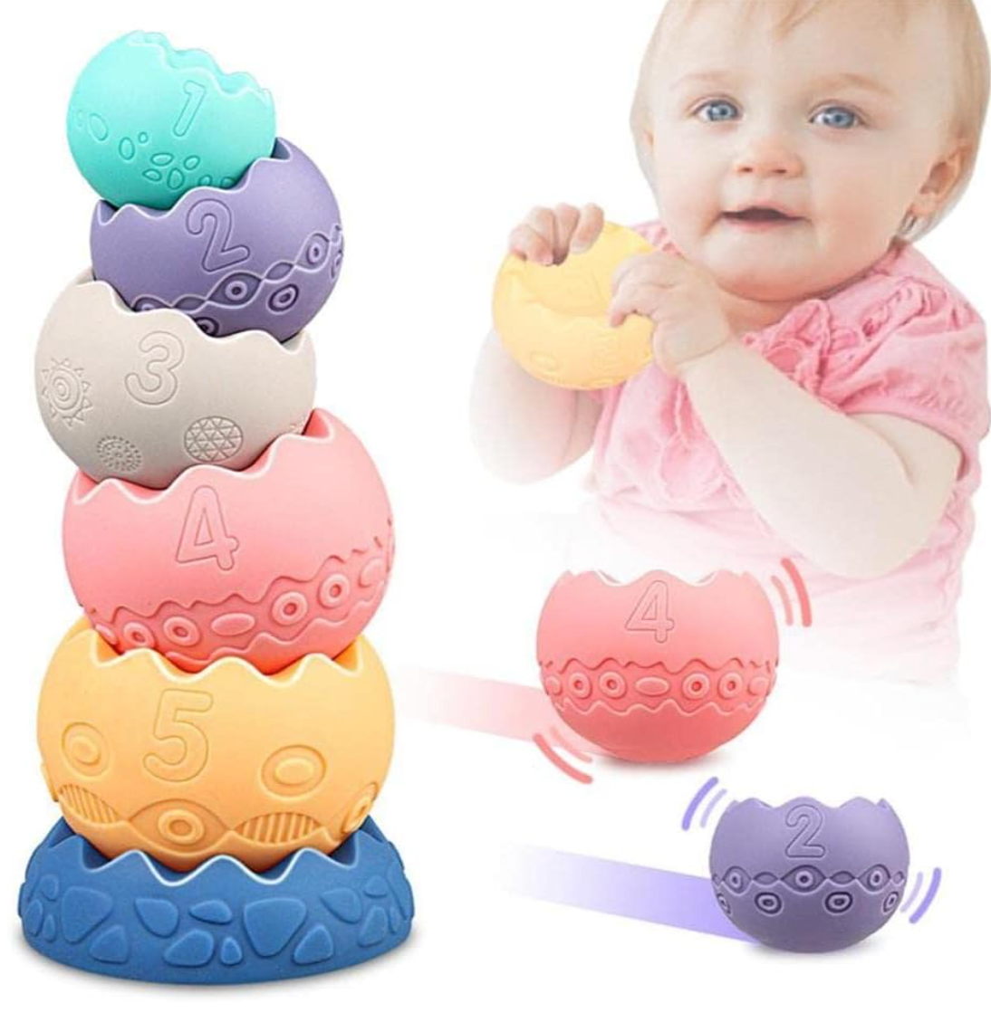 Baby Sensory Balls Teething Toys