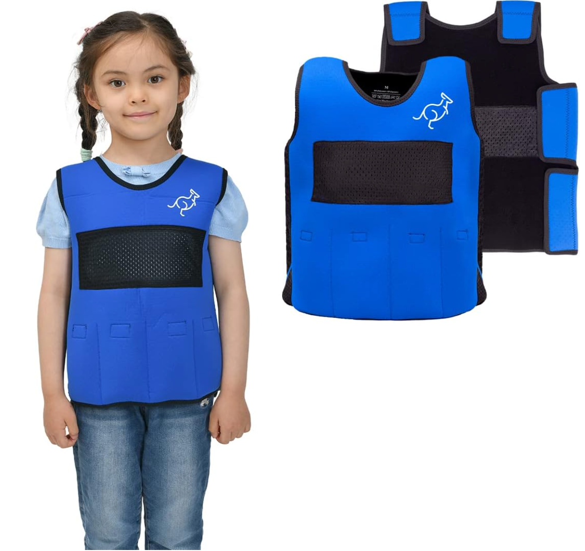 Weighted Vest For kids Compression Vest for Kids with Autism, Sensory Compression Vest for Kids with Processing Disorders