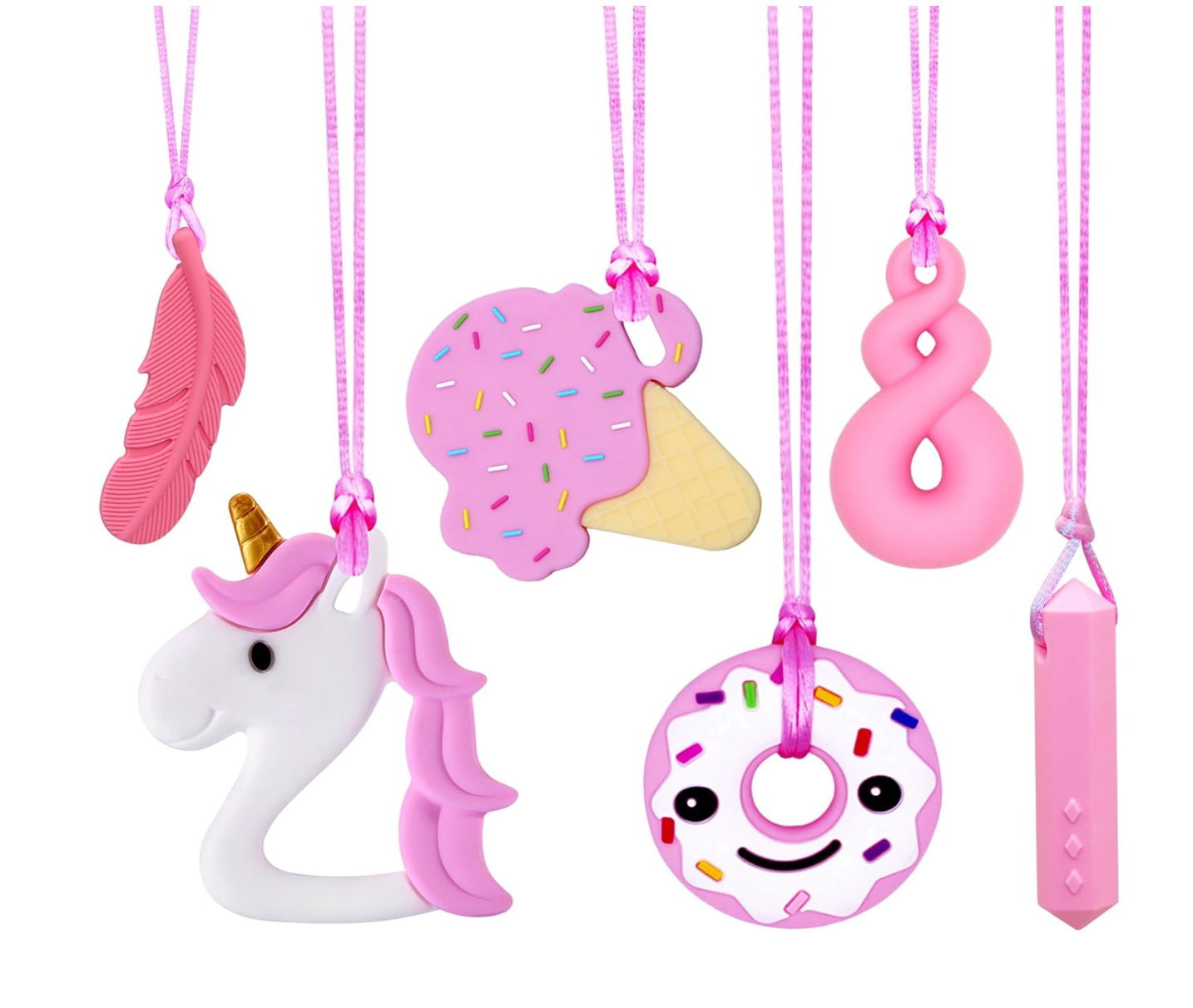 Pink Chew Necklaces