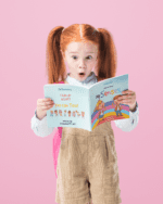 Book Mockup Featuring A Surprised Redhead Little Girl M27529 R El2